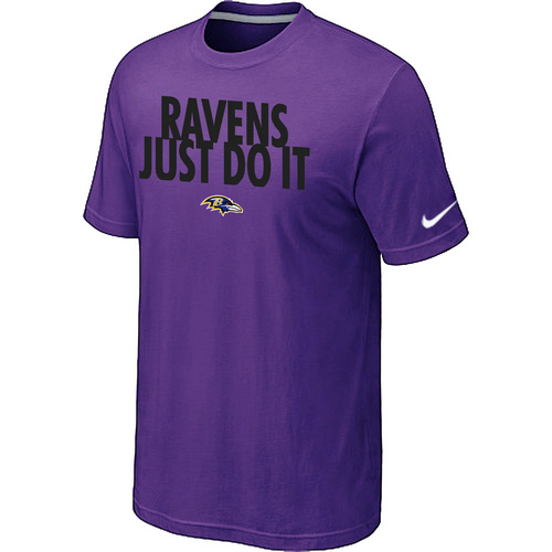 Nike Baltimore Ravens "Just Do It" NFL T-Shirt - Purple